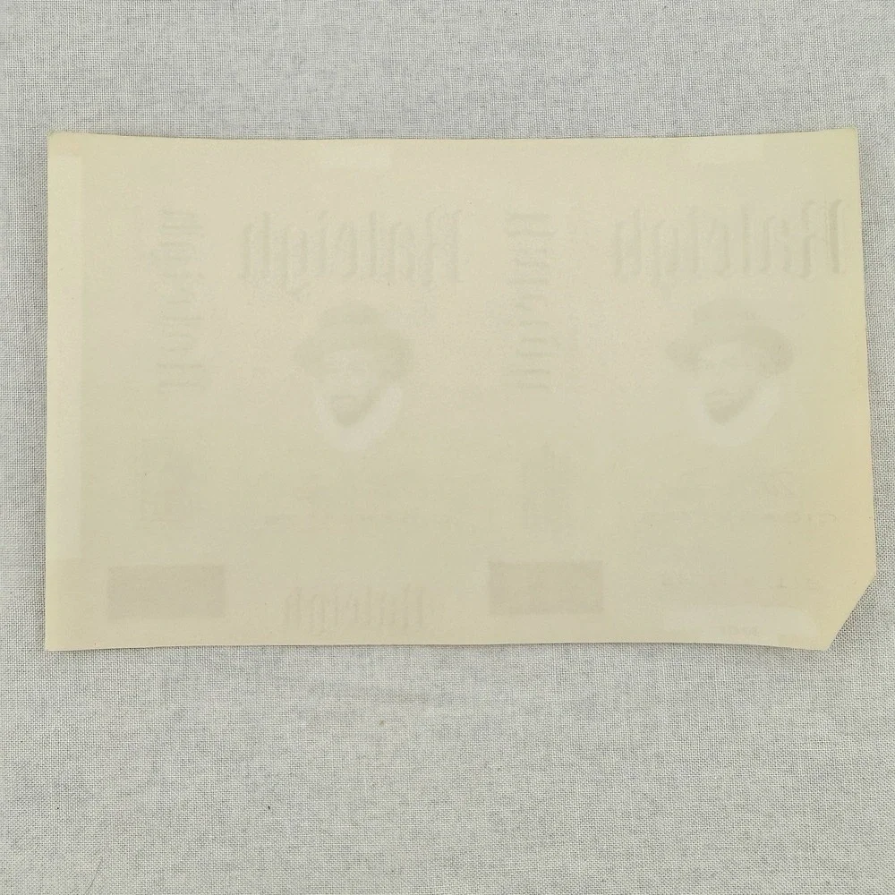 Vintage Raleigh Cigarettes Packaging Label 1960s Filter Tip Soft Pack Paper